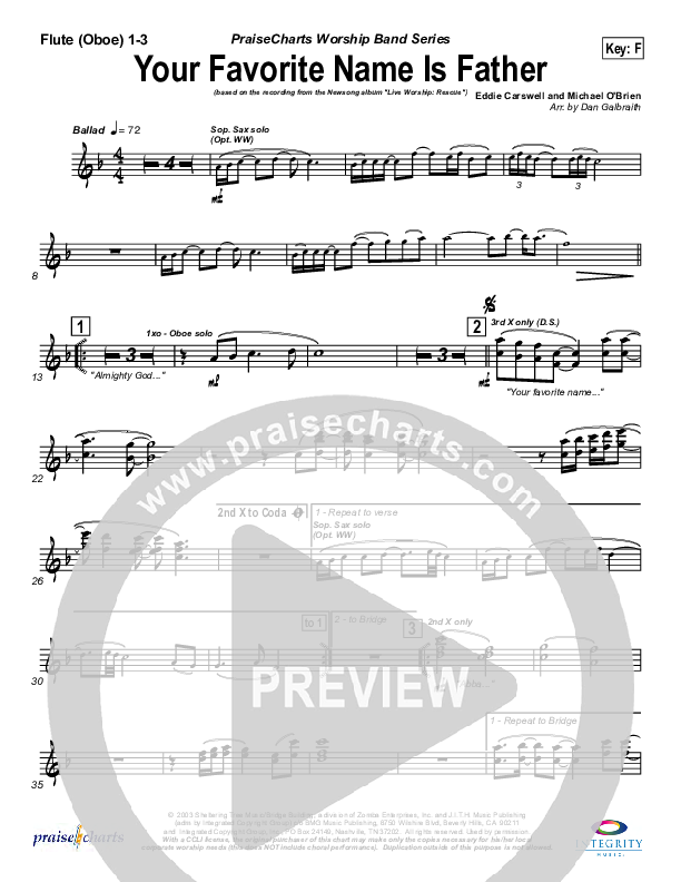 Your Favorite Name Is Father Wind Pack (Newsong)