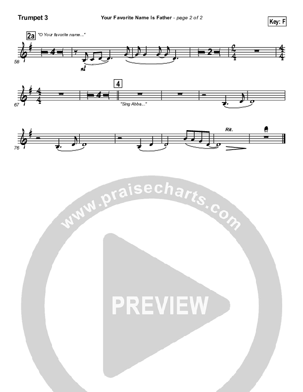Your Favorite Name Is Father Trumpet 3 (Newsong)