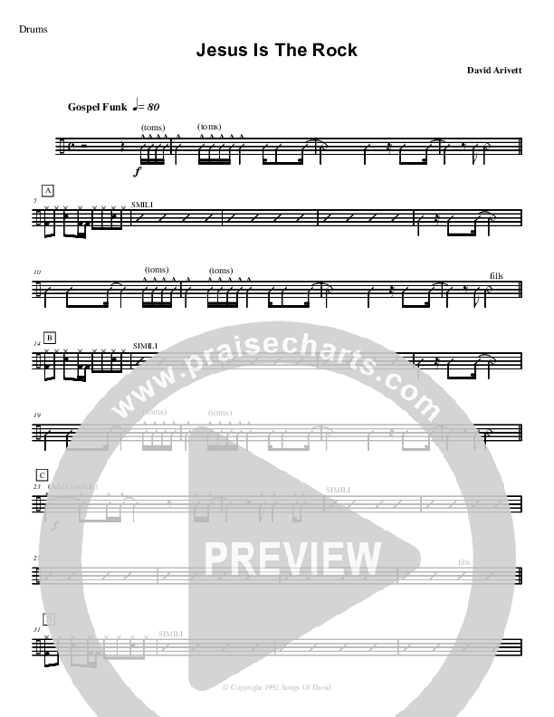 Jesus Is The Rock Drum Set (David Arivett)