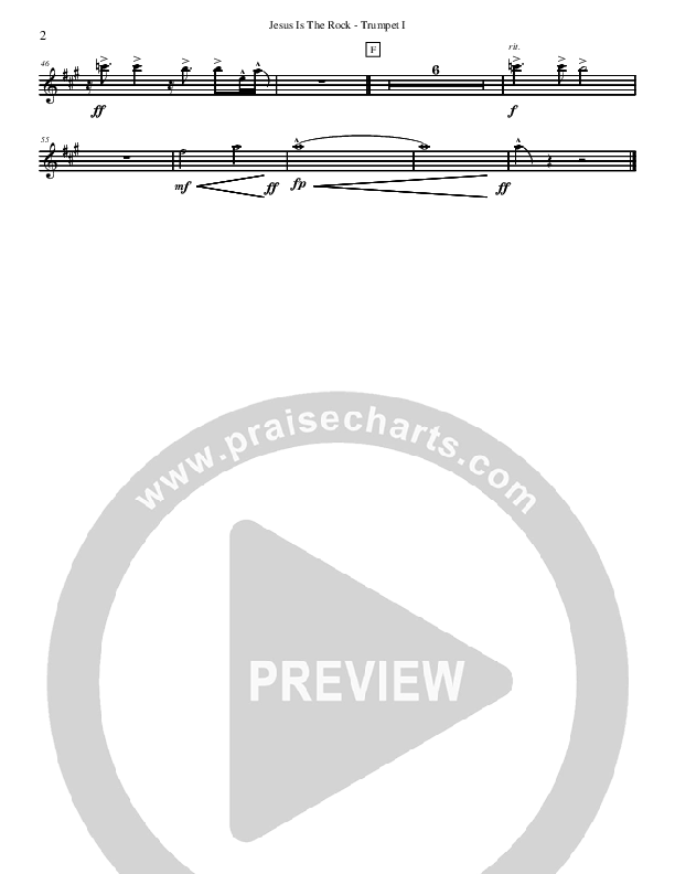 Jesus Is The Rock Trumpet 1 (David Arivett)