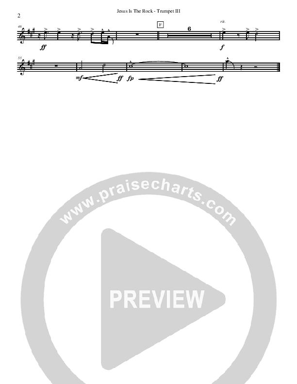 Jesus Is The Rock Trumpet 3 (David Arivett)