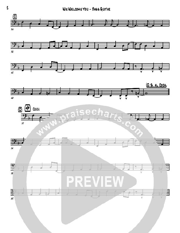 We Welcome You Bass Guitar (David Arivett)