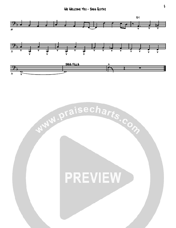 We Welcome You Bass Guitar (David Arivett)
