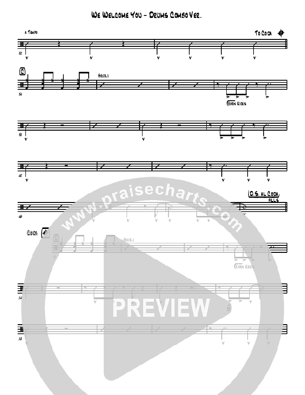 We Welcome You Drum Set (David Arivett)