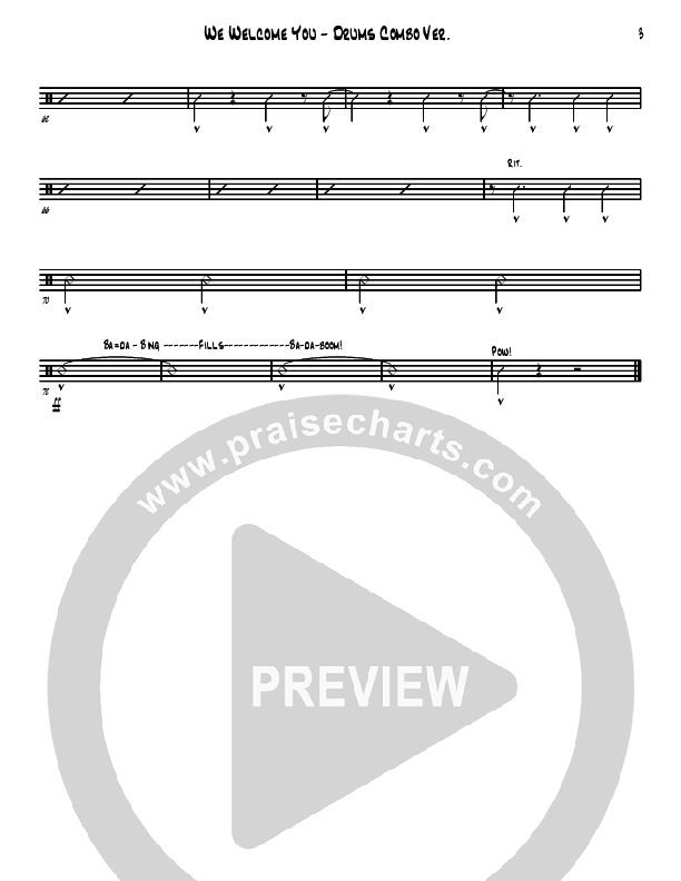 We Welcome You Drum Set (David Arivett)