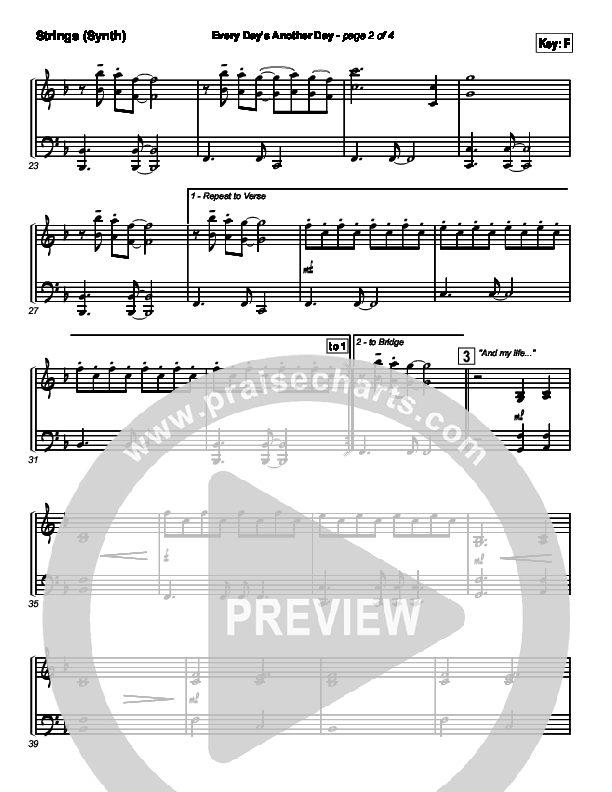 Every Day's Another Day (Journey To Eternity) Clarinet (Newsong)