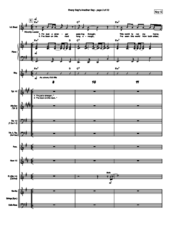 Every Day's Another Day (Journey To Eternity) Orchestration (Newsong)