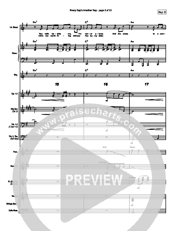 Every Day's Another Day (Journey To Eternity) Conductor's Score (Newsong)