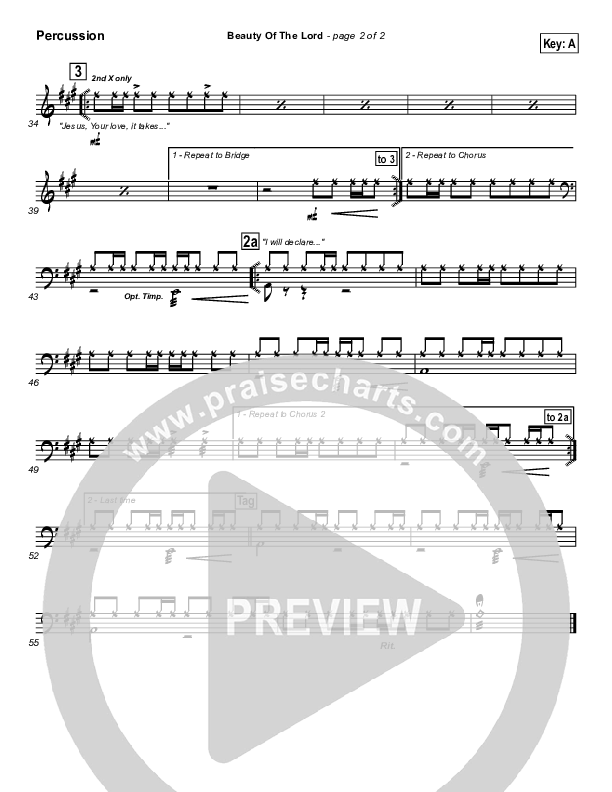 Beauty Of The Lord Percussion (Desperation Band)