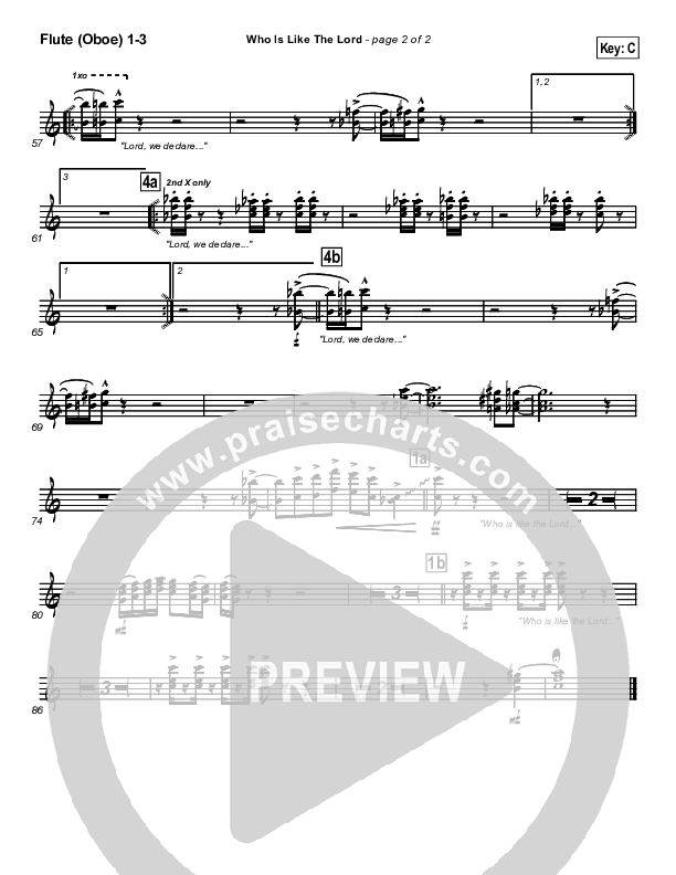 Who Is Like The Lord Wind Pack (Israel Houghton)