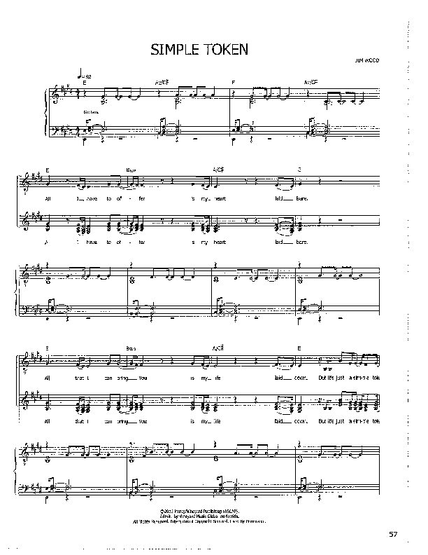 Simple Token Lead & Piano ()