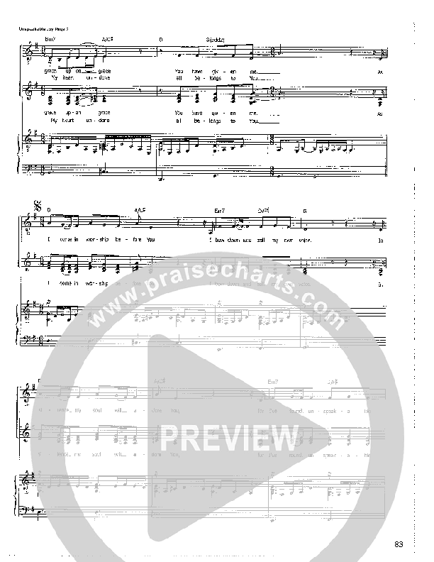 Unspeakable Joy Lead & Piano ()