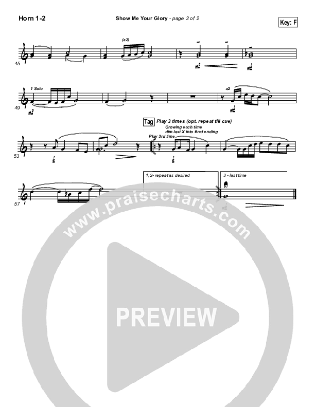 Show Me Your Glory Brass Pack (Lakewood Church)