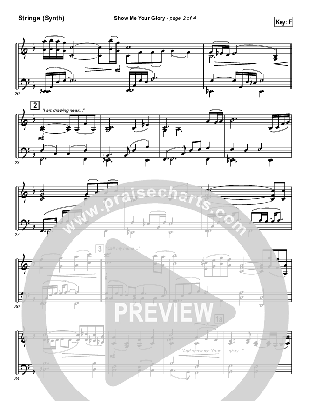 Show Me Your Glory Synth Strings (Lakewood Church)