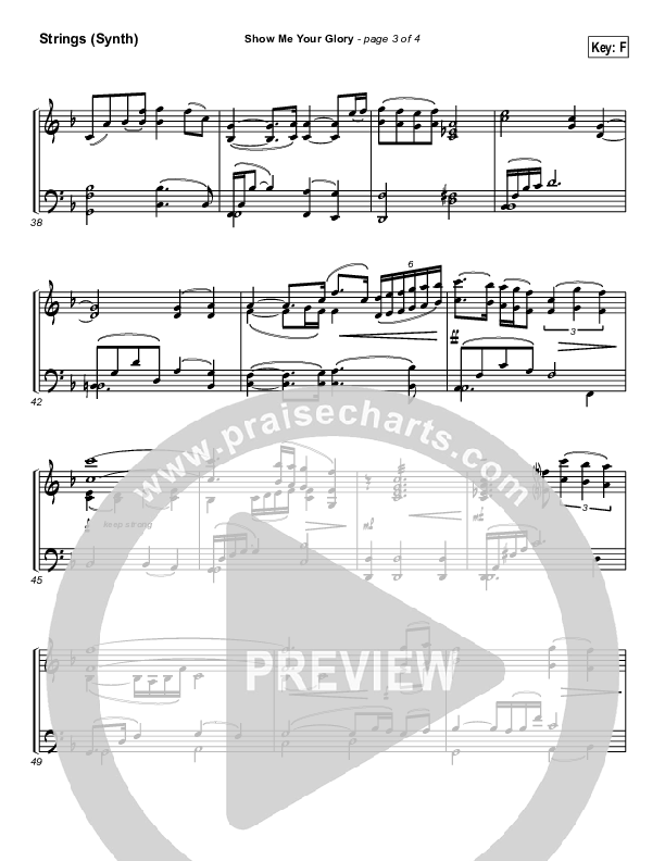 Show Me Your Glory Synth Strings (Lakewood Church)