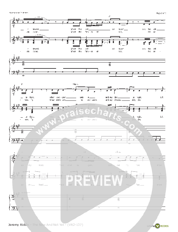 Surrendered In Praise Lead & Piano (Jeremy Riddle)