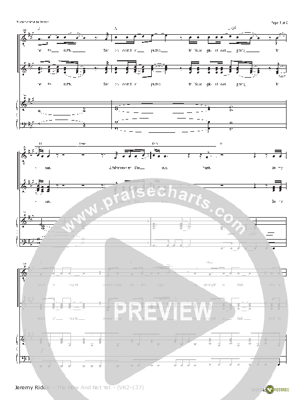 Surrendered In Praise Lead & Piano (Jeremy Riddle)