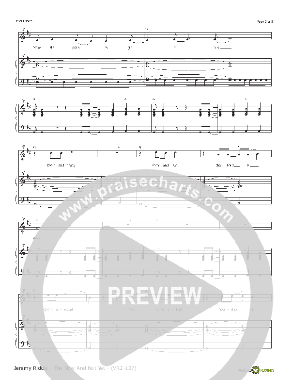 Joyful Noise Lead & Piano (Jeremy Riddle)