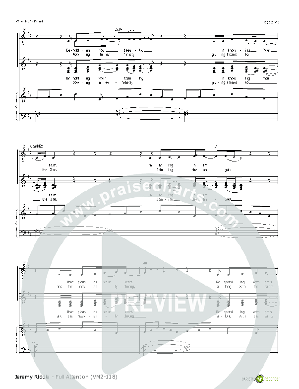 What Joy Is Found Piano/Vocal & Lead (Jeremy Riddle)