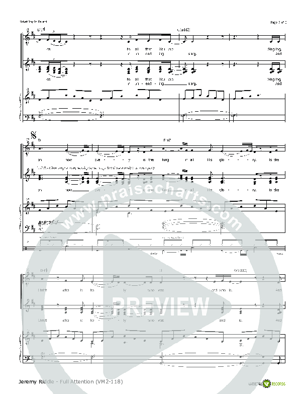 What Joy Is Found Piano/Vocal & Lead (Jeremy Riddle)