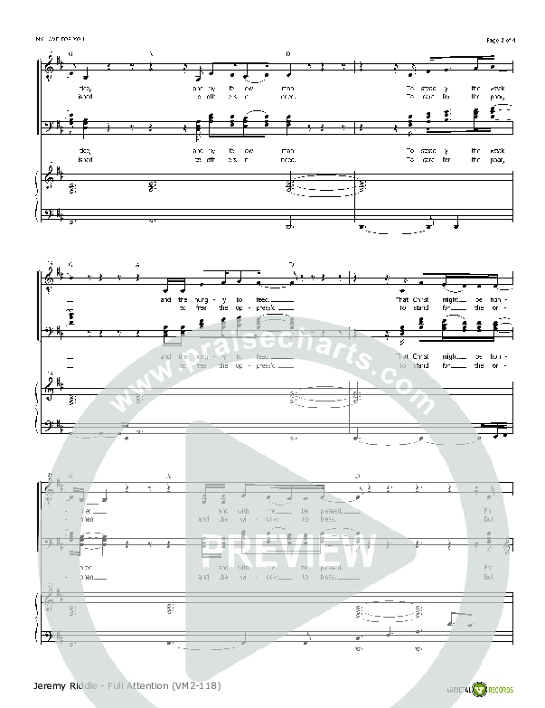 My Love For You Lead & Piano (Jeremy Riddle)