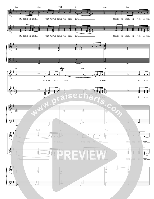 Arms Of Love Piano/Vocal (Loren Hartman)