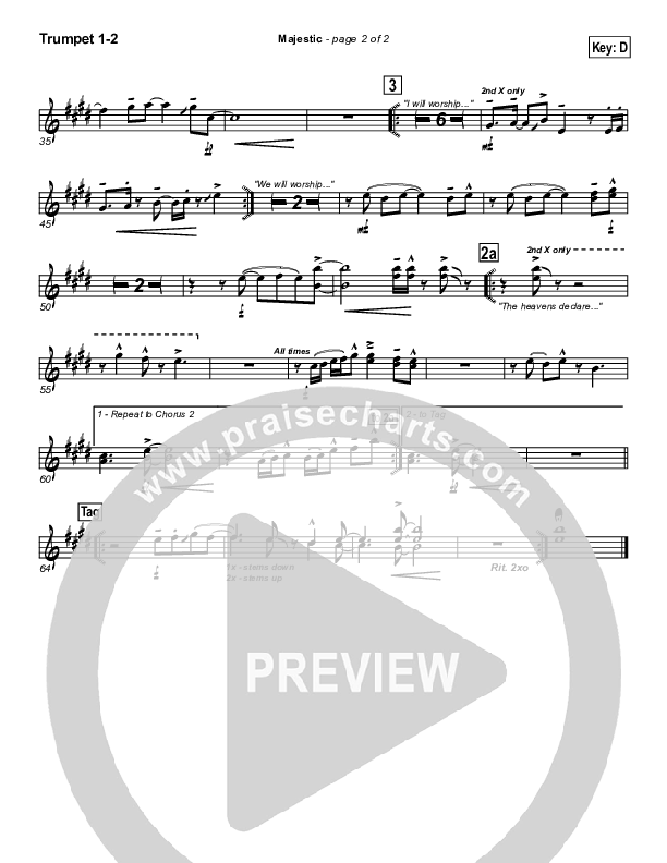 Majestic Trumpet 1,2 (Lincoln Brewster)