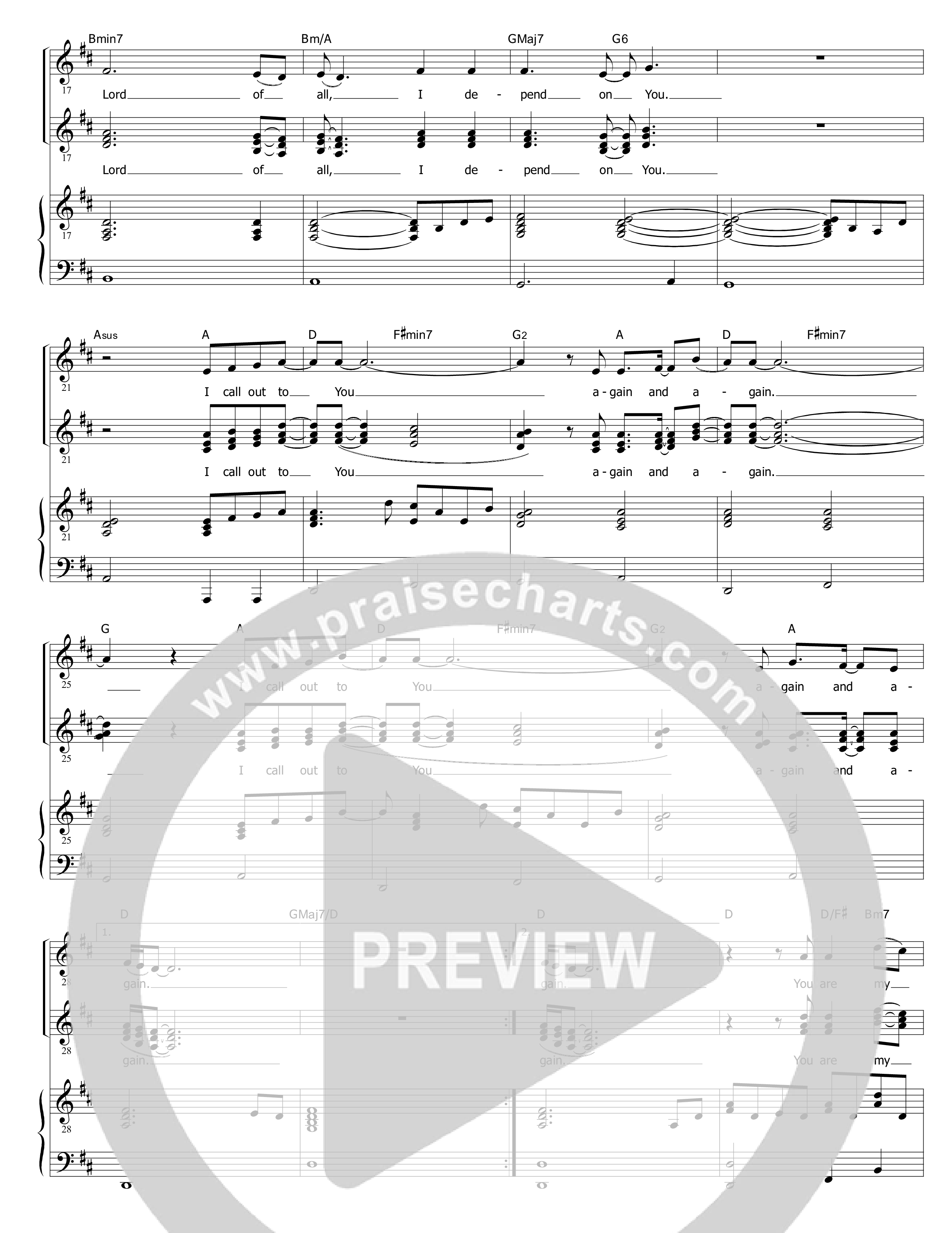 Faithful One Piano/Vocal (Brian Doerksen)