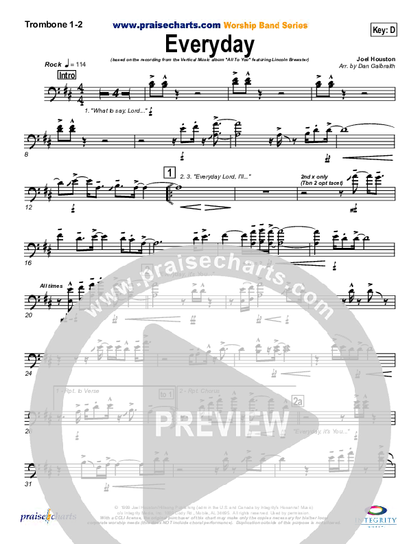 Everyday Trombone 1/2 (Lincoln Brewster)