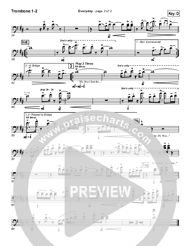 Everyday Trombone 1/2 (Lincoln Brewster)