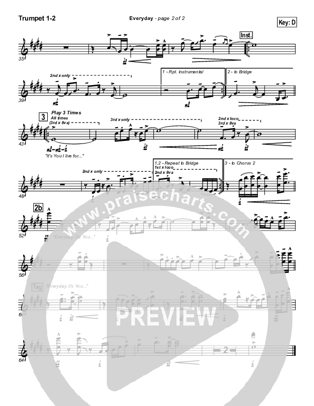 Everyday Trumpet 1,2 (Lincoln Brewster)