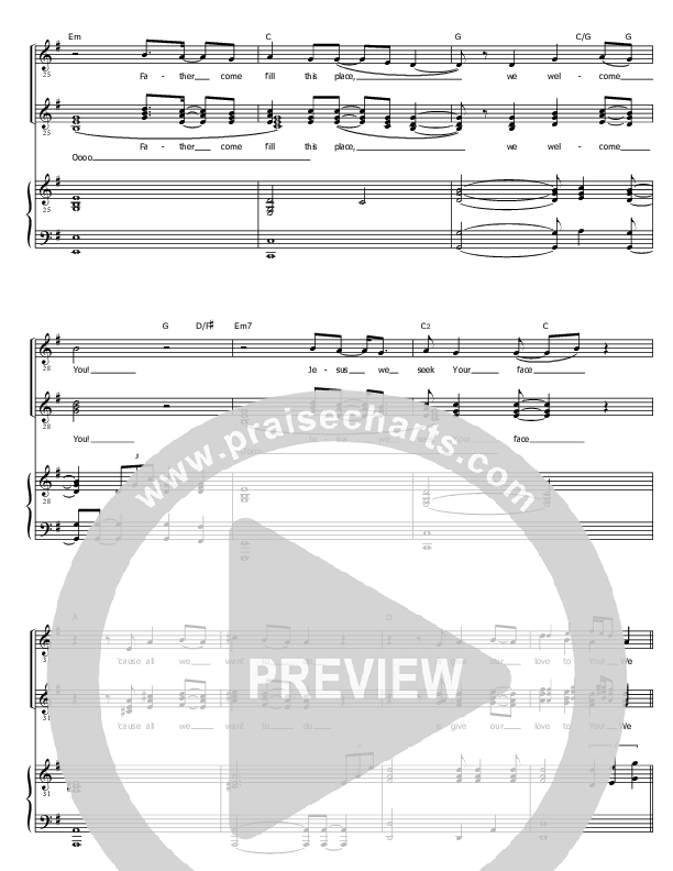 We Welcome You Lead Sheet (SAT) ()
