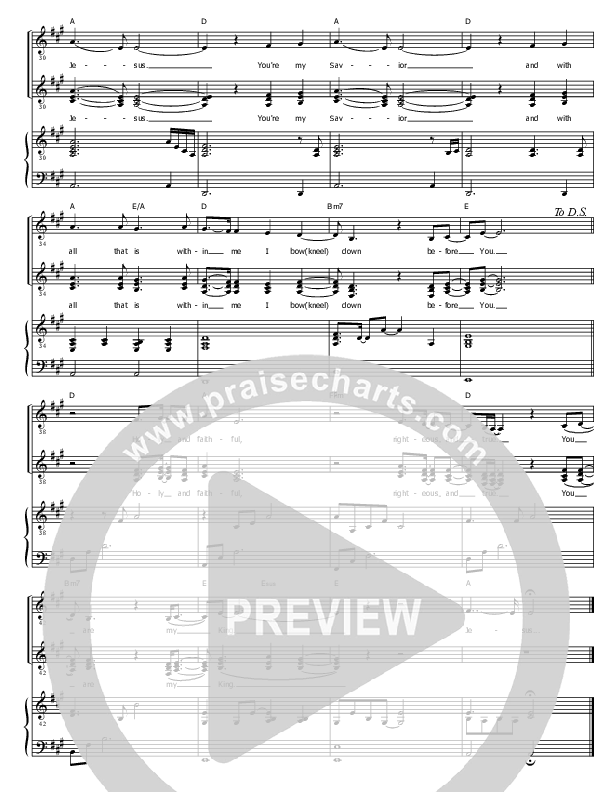 I Bow Down Lead & Piano ()