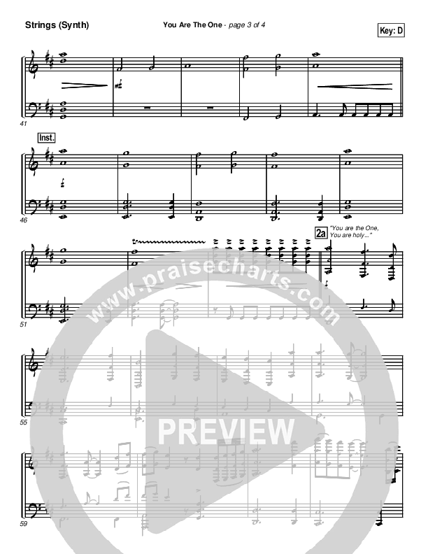 You Are the One Synth Strings (Lincoln Brewster)