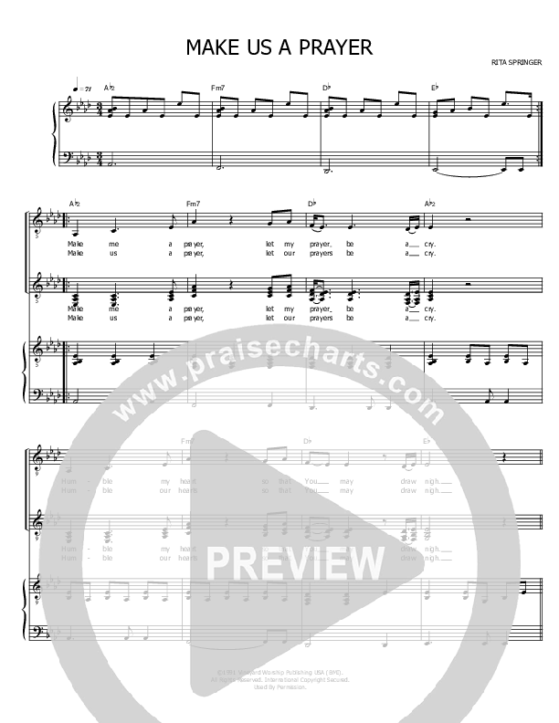 Make Us A Prayer Lead & Piano ()
