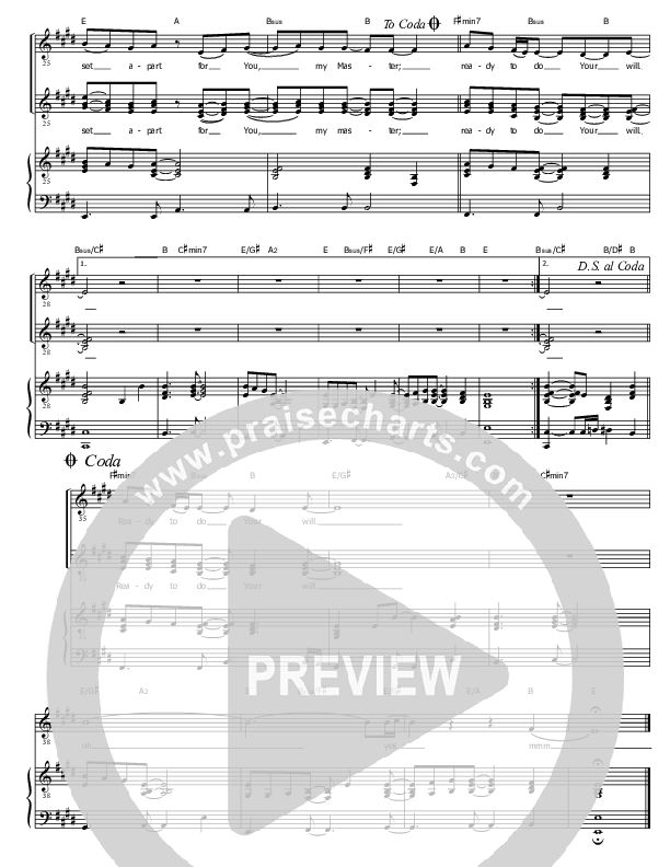 Refiner's Fire Piano/Vocal & Lead (Brian Doerksen)