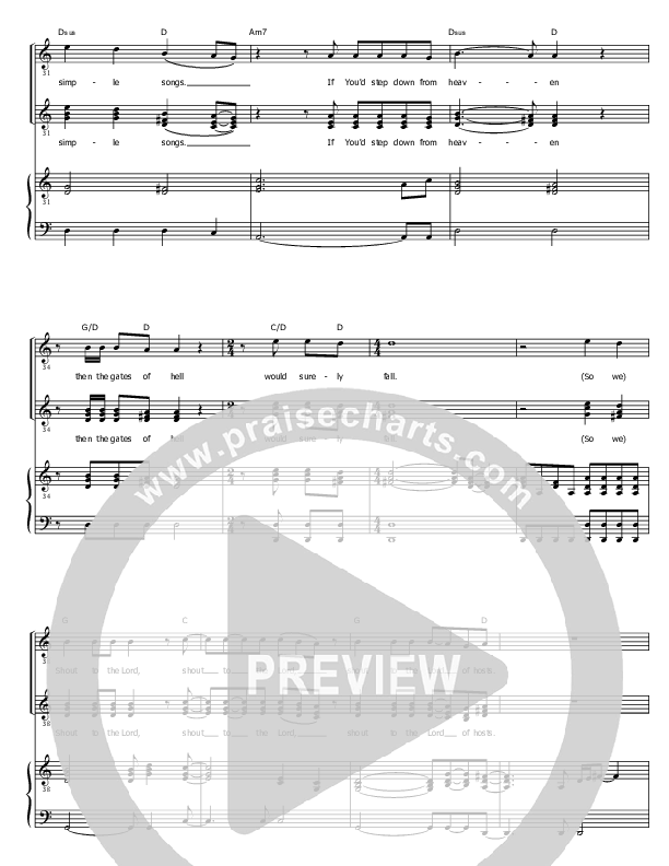 Shout To The Lord Piano/Vocal & Lead ()