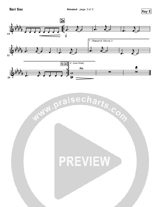 Amazed Bari Sax (Lincoln Brewster)