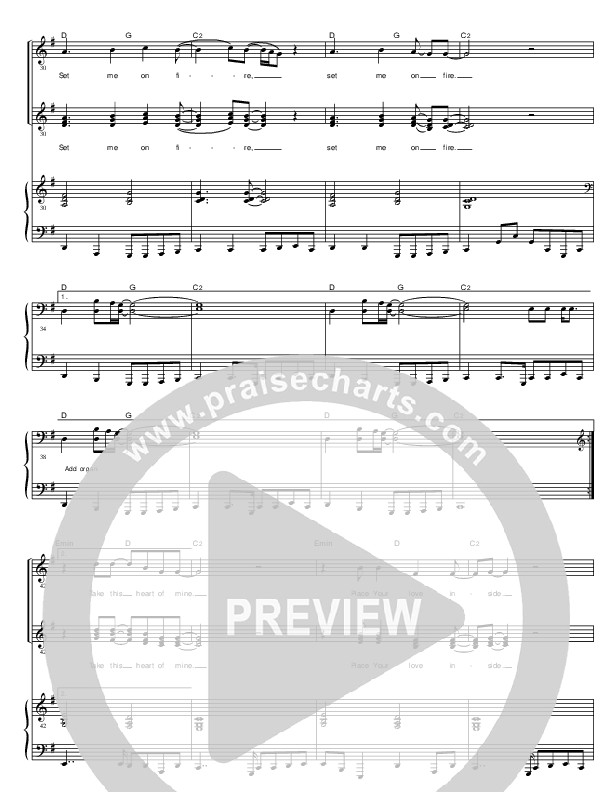 Set Me On Fire Lead & Piano ()