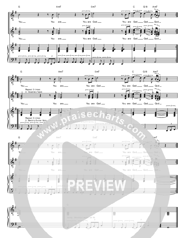 You Are God Lead & Piano ()