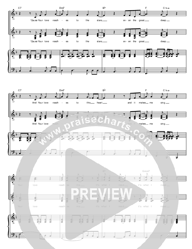 Your Love Reaches Me Lead & Piano ()