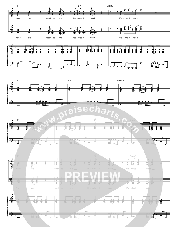 Your Love Reaches Me Lead & Piano ()