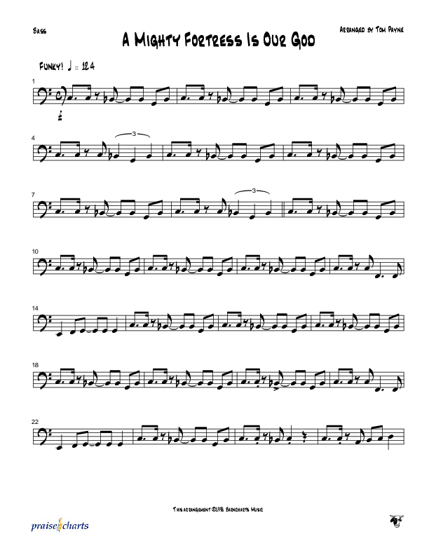 A Mighty Fortress Is Our God (Instrumental) Double Bass (Tom Payne)