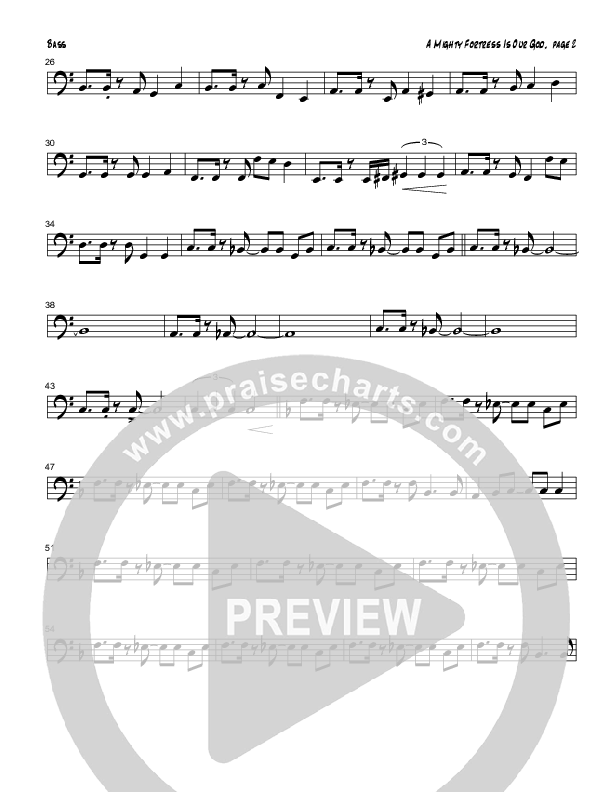 A Mighty Fortress Is Our God (Instrumental) Double Bass (Tom Payne)