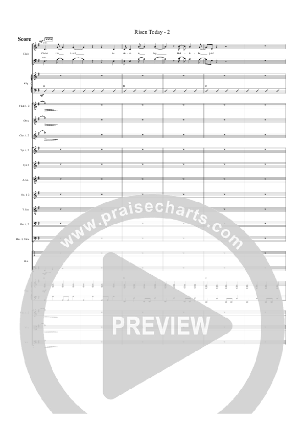 Risen Today Orchestration (G3 Worship)