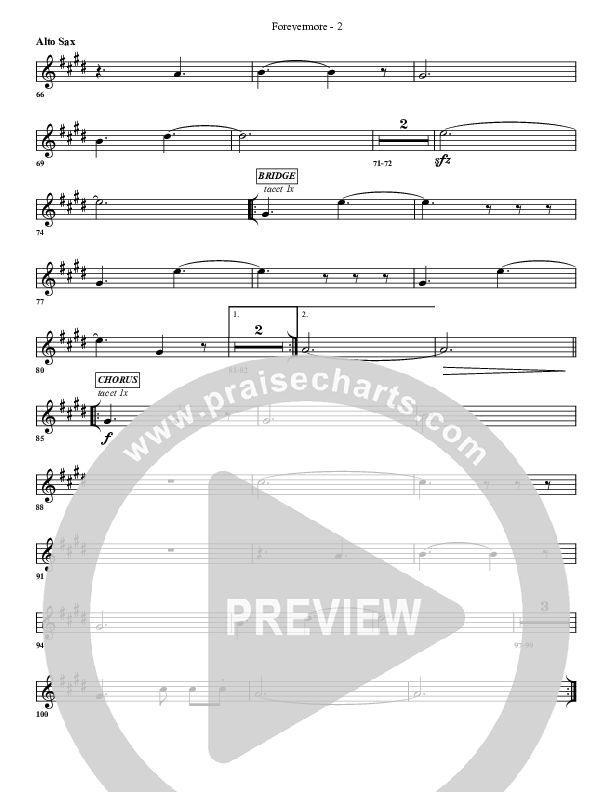 Forevermore Alto Sax (G3 Worship)