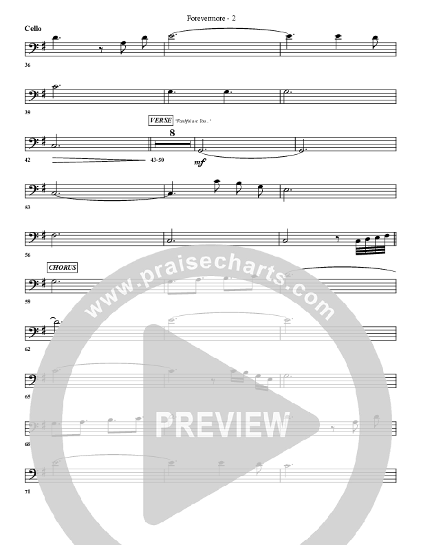 Forevermore Cello (G3 Worship)