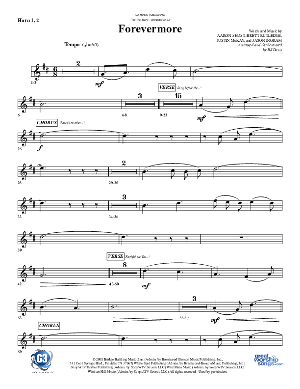 Forevermore French Horn 1/2 (G3 Worship)