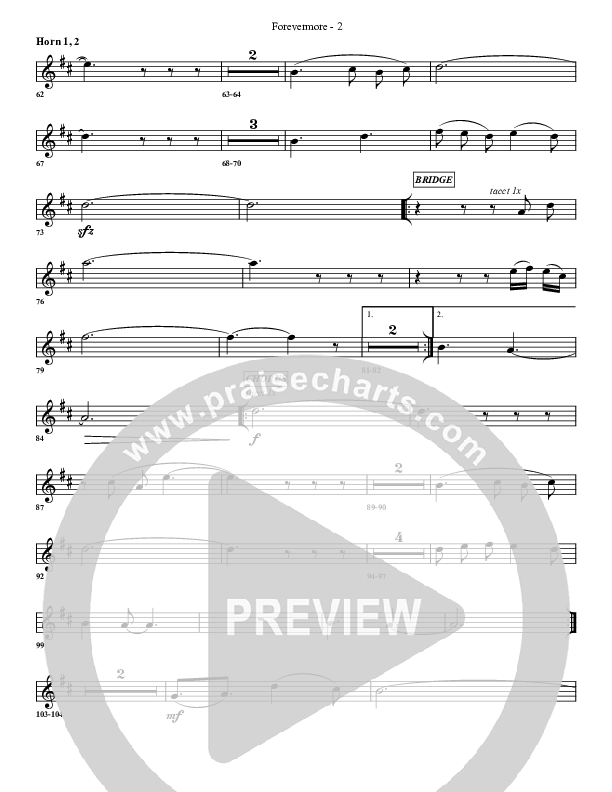 Forevermore French Horn 1/2 (G3 Worship)