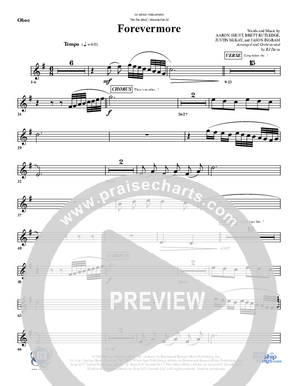 Forevermore Oboe (G3 Worship)